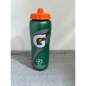 GATORADE Squeeze Sports Water Bottle UEFA Soccer CHAMPIONS LEAGUE 32 Oz